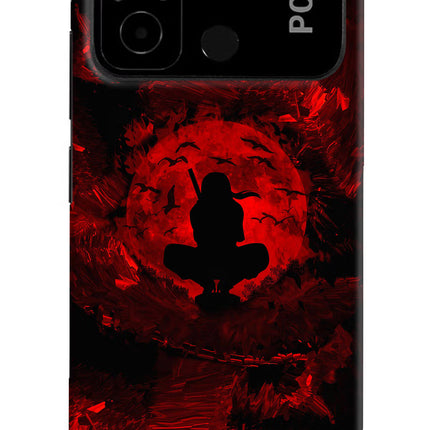 Itachi Uchiha Poco C55 Hard Case Back Cover by Casekaro