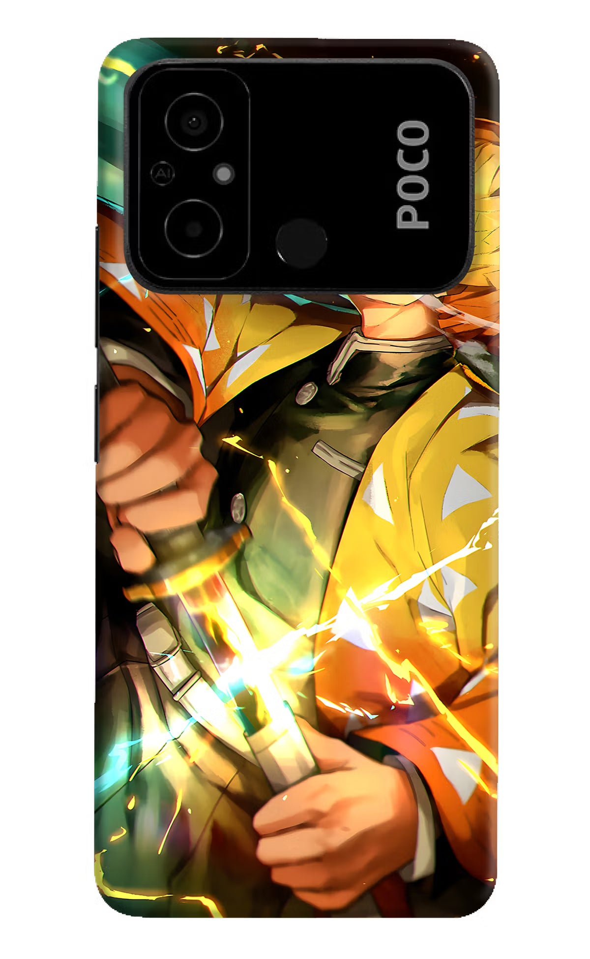 Demon Slayer Poco C55 Hard Case Back Cover by Casekaro