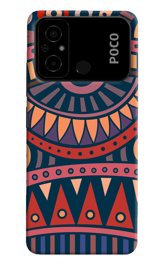 African Culture Design Poco C55 Hard Case Back Cover by Casekaro