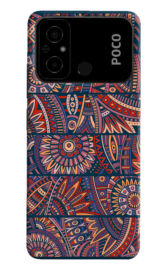 African Culture Design Poco C55 Hard Case Back Cover by Casekaro