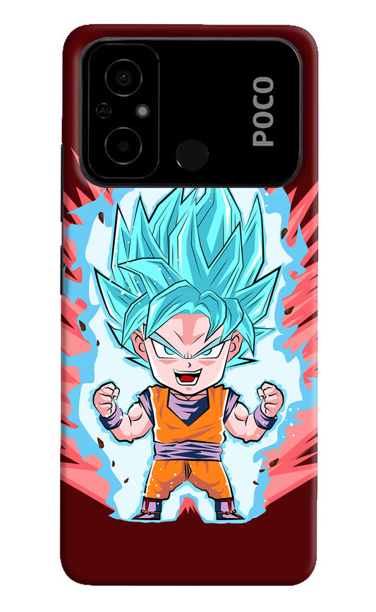 Goku Little Poco C55 Hard Case Back Cover by Casekaro