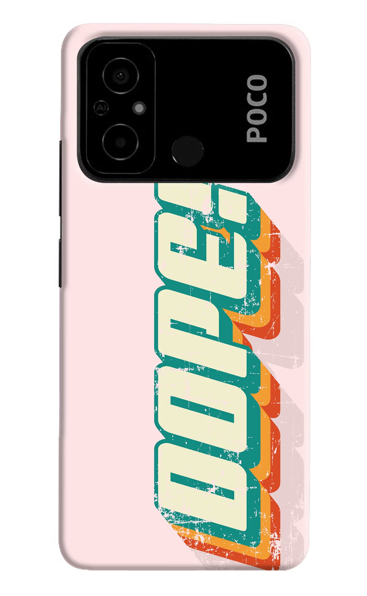 Dope Poco C55 Hard Case Back Cover by Casekaro