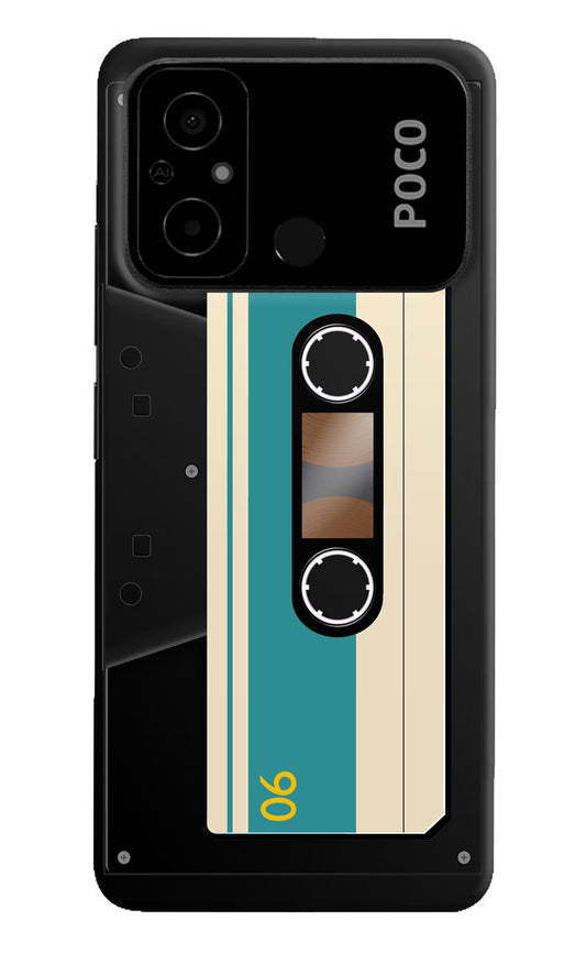 Cassette Poco C55 Hard Case Back Cover by Casekaro