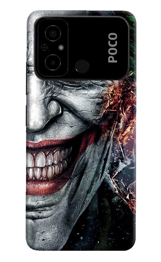 Joker Cam Poco C55 Hard Case Back Cover by Casekaro