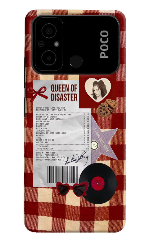 Queen of Disaster Poco C55 Back Cover