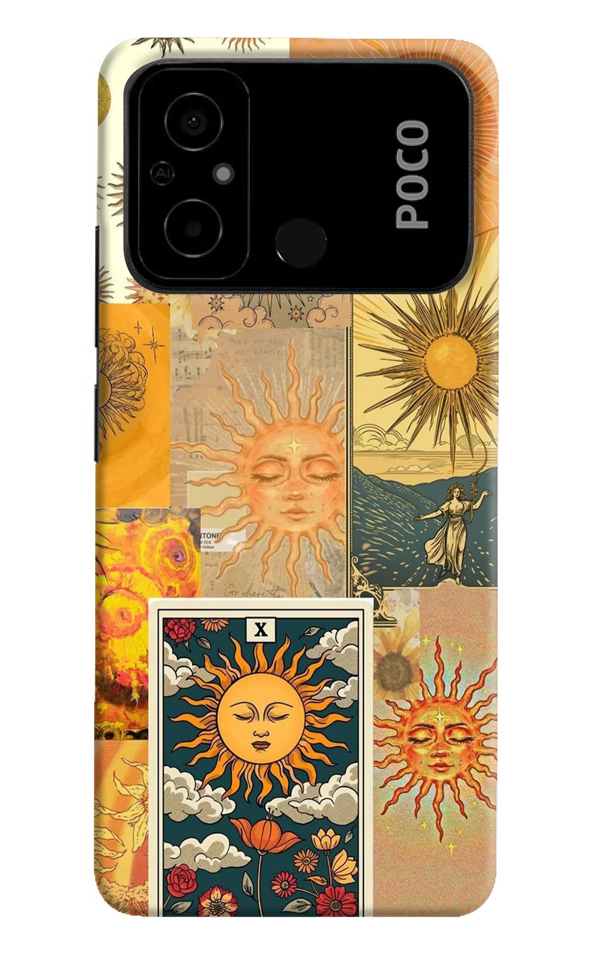 Sun Poco C55 Hard Case Back Cover by Casekaro