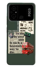 The Smiths Poco C55 Hard Case Back Cover by Casekaro