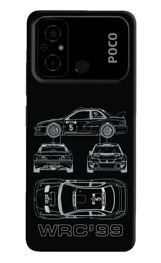 WRC'99 Poco C55 Hard Case Back Cover by Casekaro
