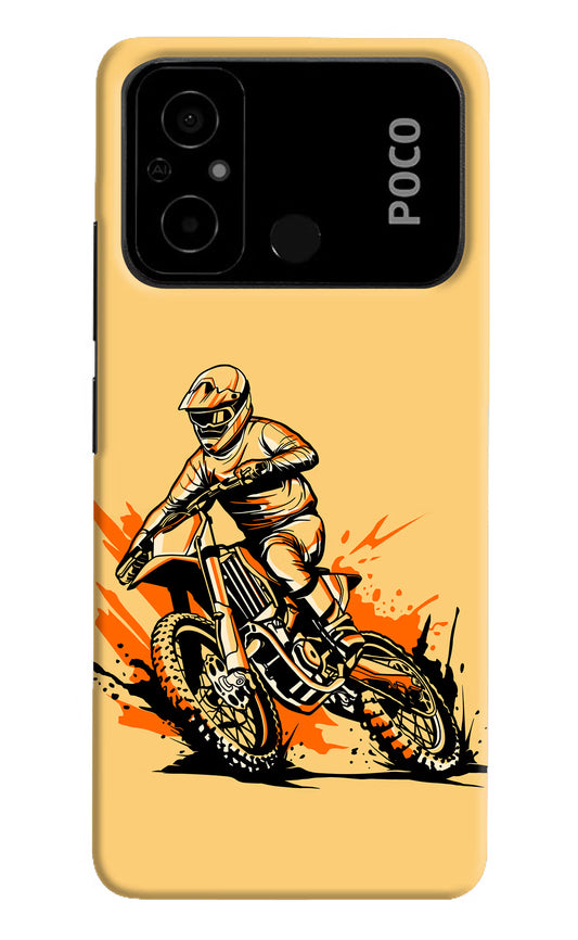 Off-Road Fury Poco C55 Hard Case Back Cover by Casekaro