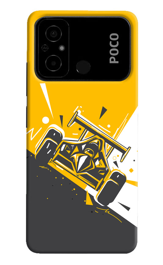 Track King Poco C55 Hard Case Back Cover by Casekaro
