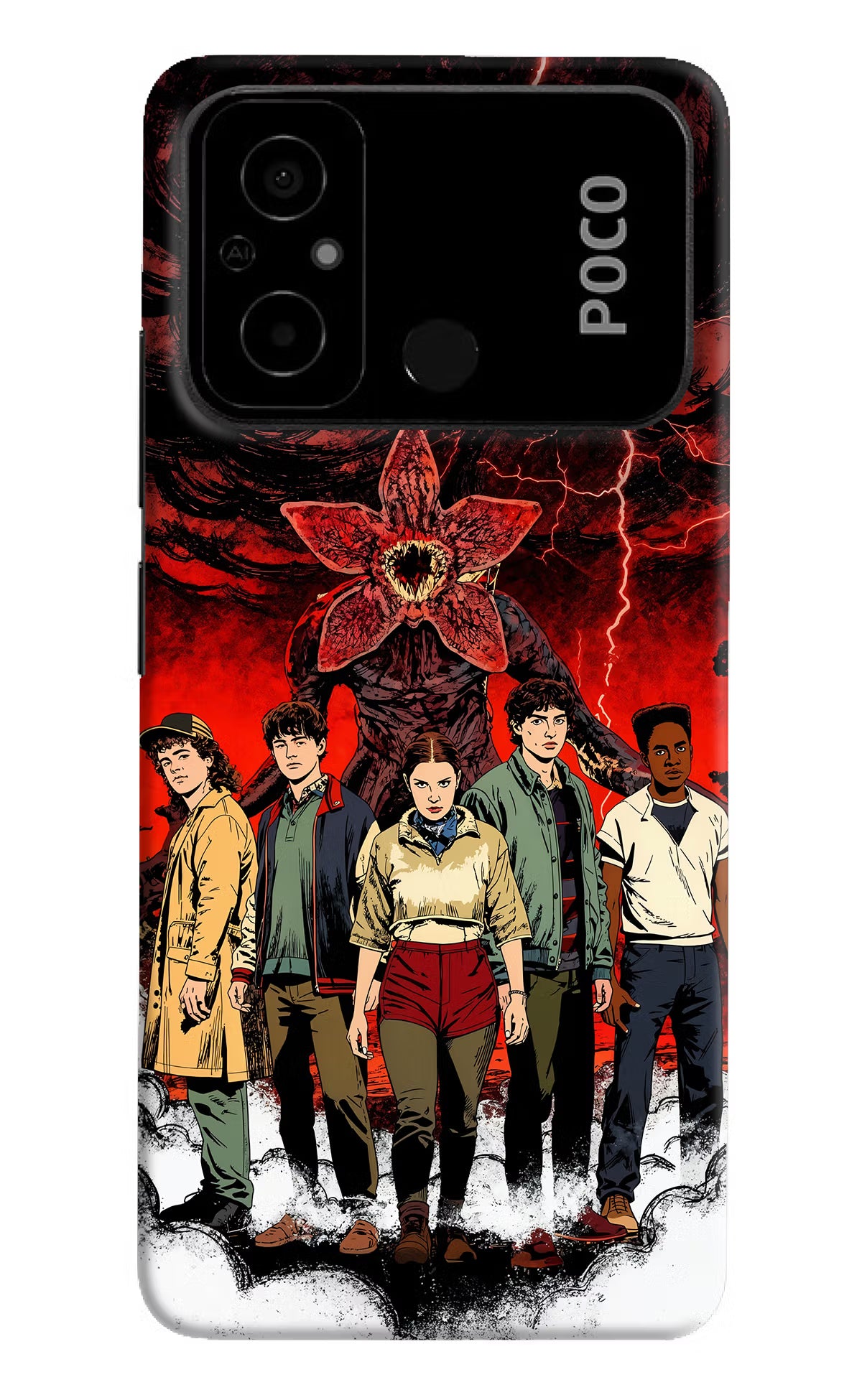 Ordinary Things Characters Poco C55 Hard Case Back Cover by Casekaro