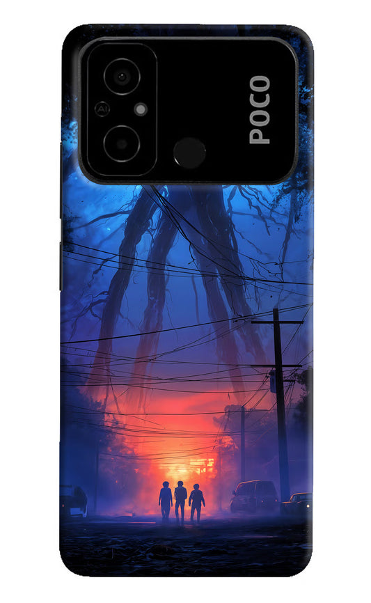 Ordinary Things Shadow Poco C55 Hard Case Back Cover by Casekaro