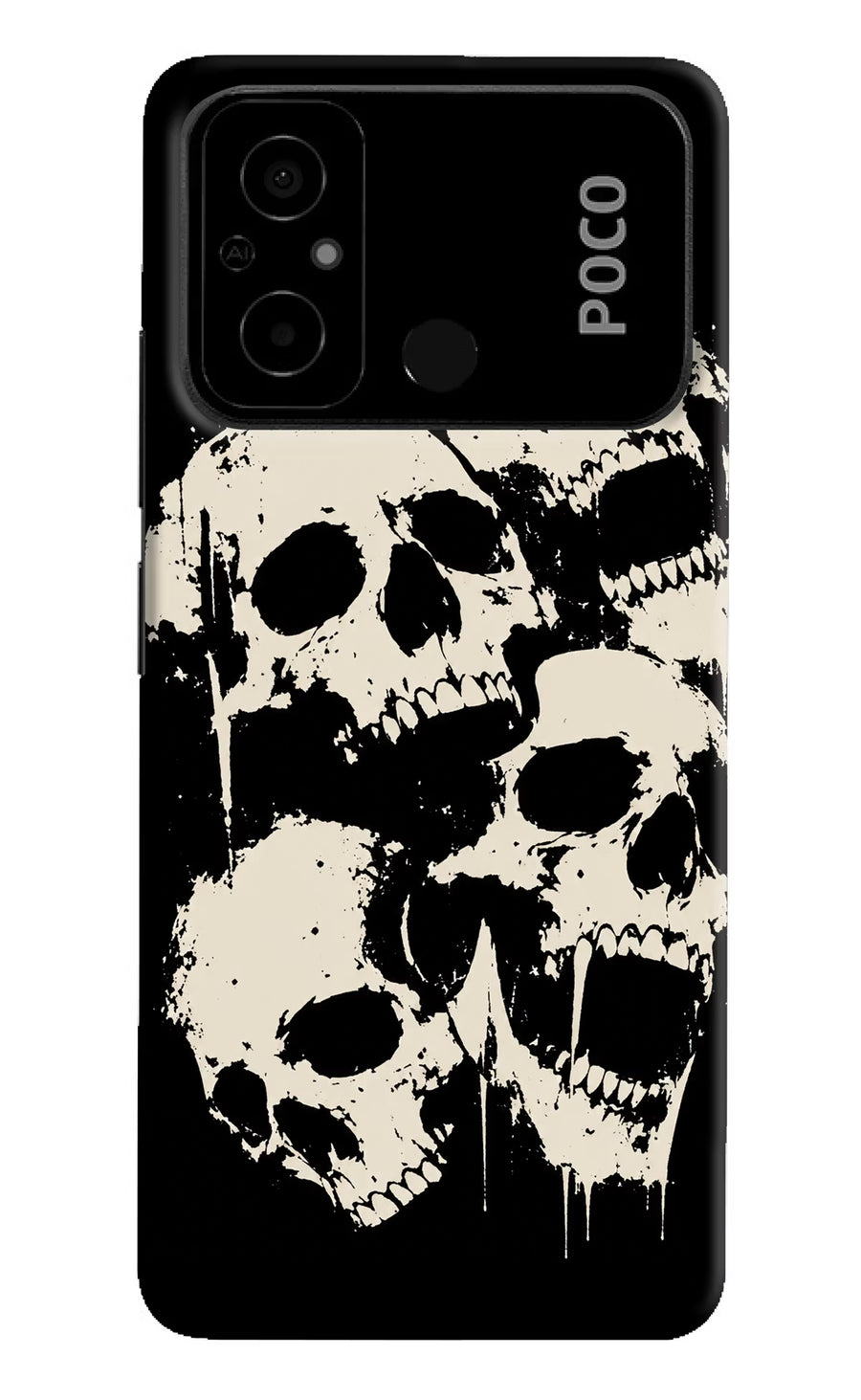 Dead Stack Poco C55 Back Cover, Hard case