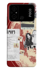 Taylor Swift Poco C55 Hard Case Back Cover by Casekaro