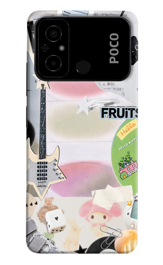 Softcore case Poco C55 Hard Case Back Cover by Casekaro
