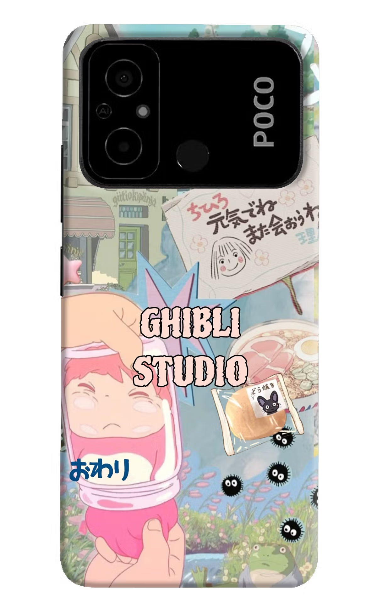 Studio Ghibli Poco C55 Back Cover