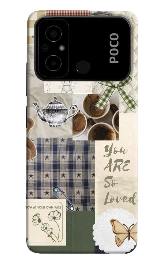 Cookie Poco C55 Hard Case Back Cover by Casekaro