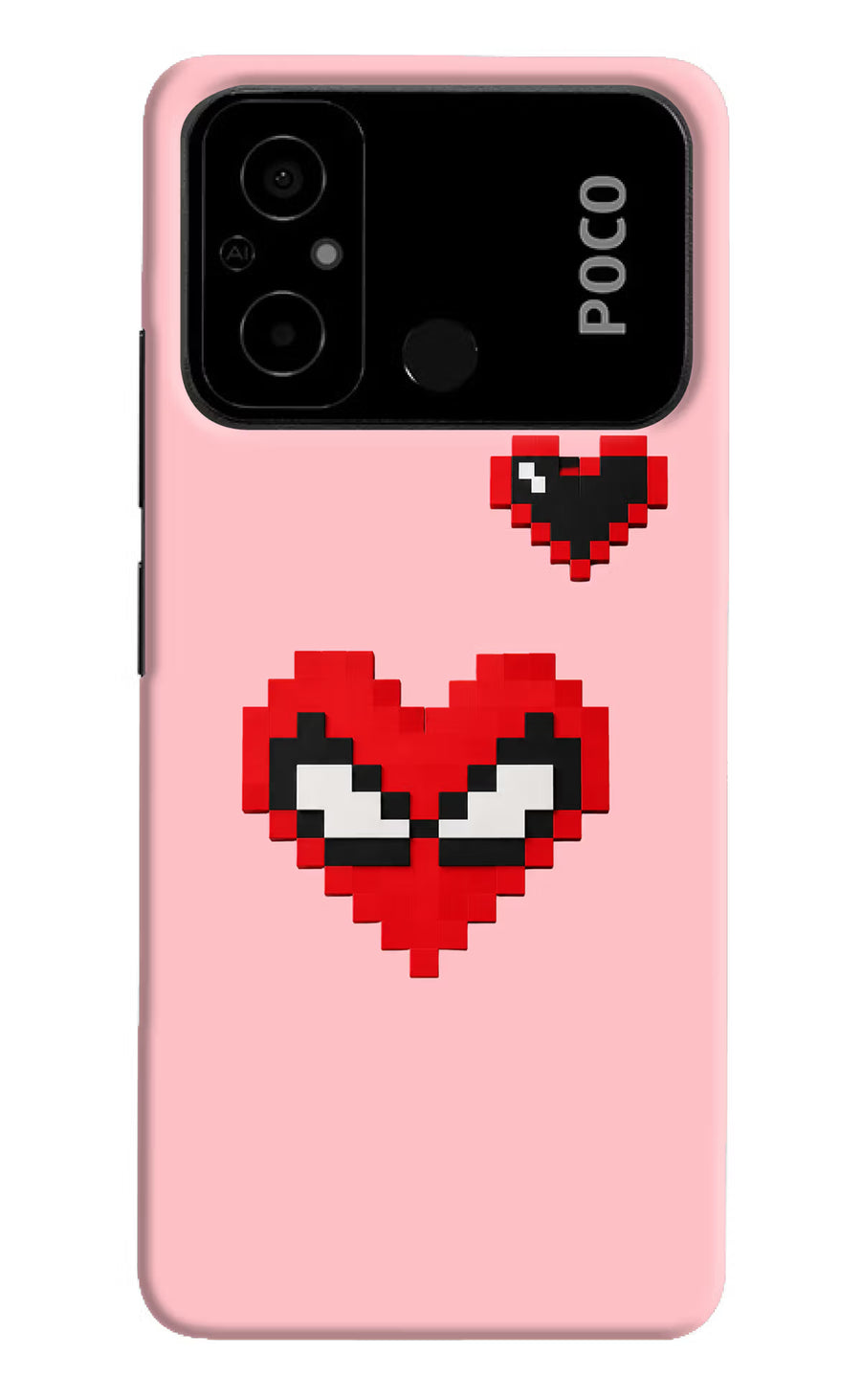 Gwen Heart Poco C55 Back Cover, Hard case