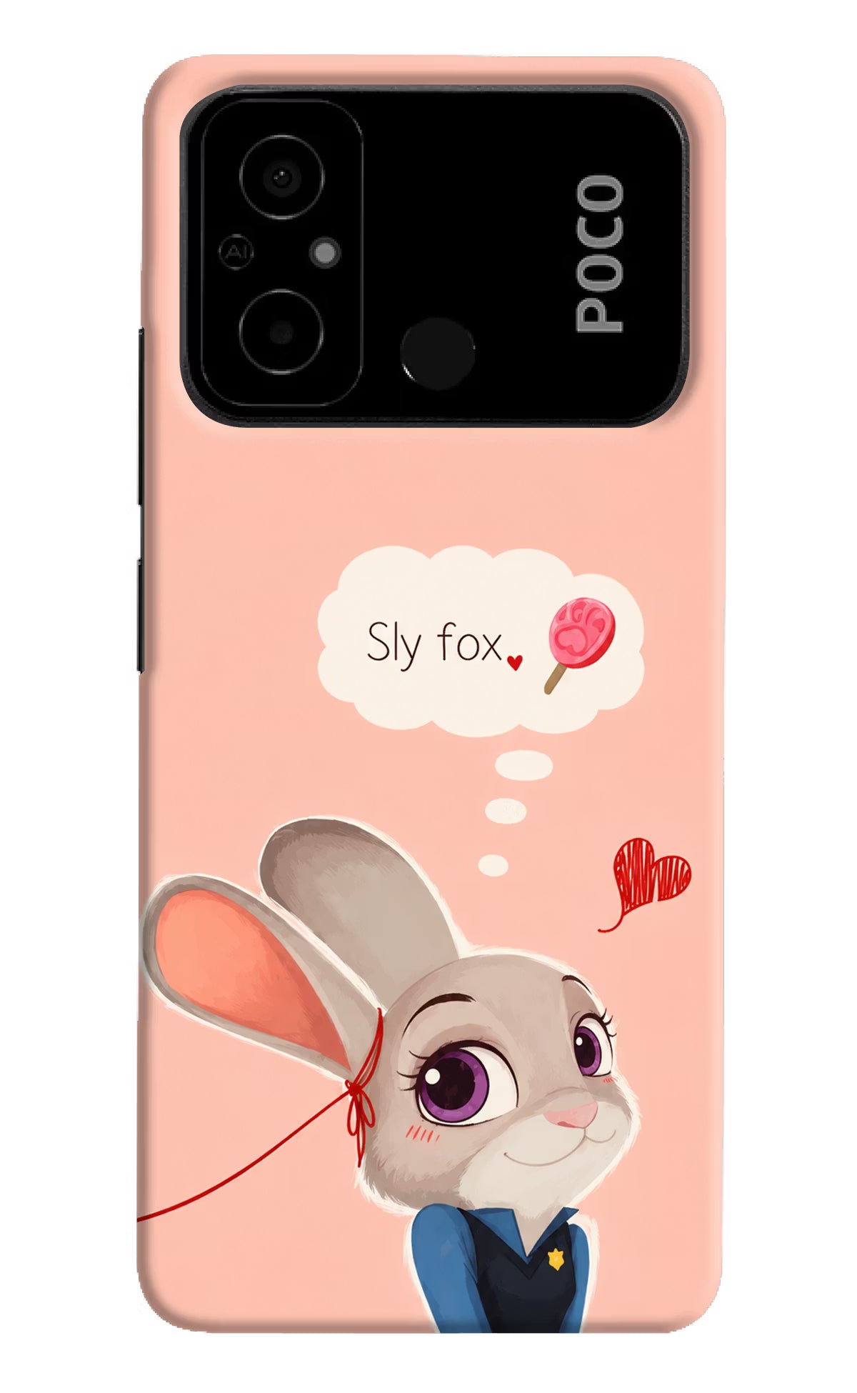 Judy Charm Poco C55 Back Cover
