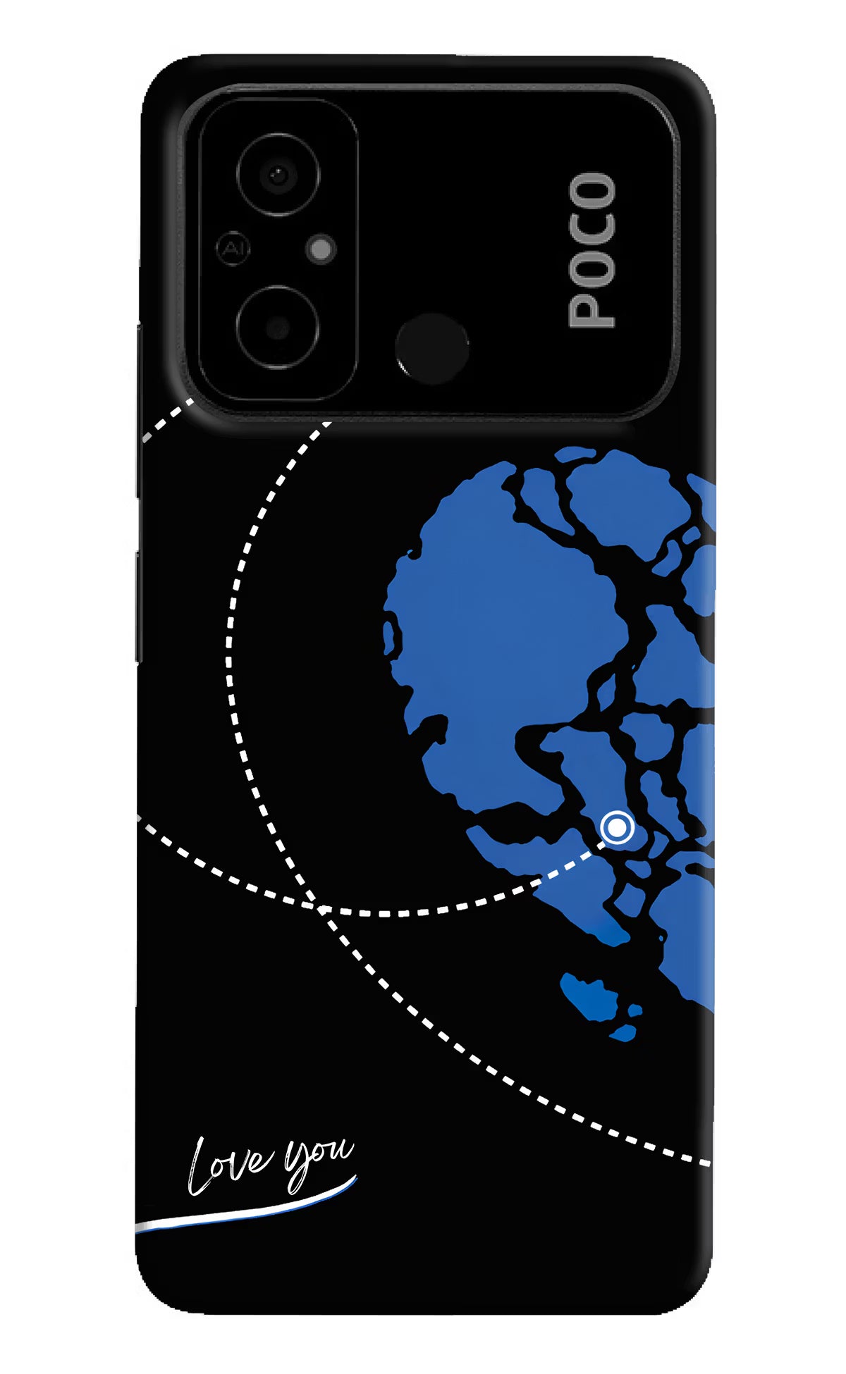 Love Orbit Poco C55 Back Cover