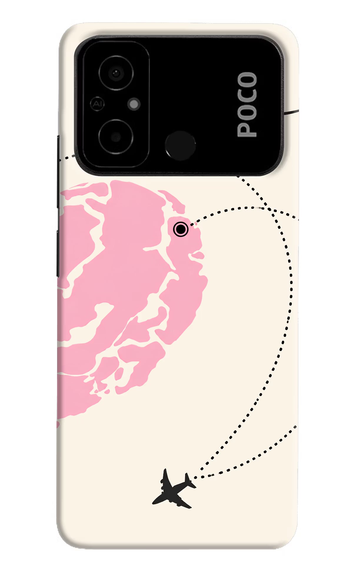 Miss Orbit Poco C55 Back Cover