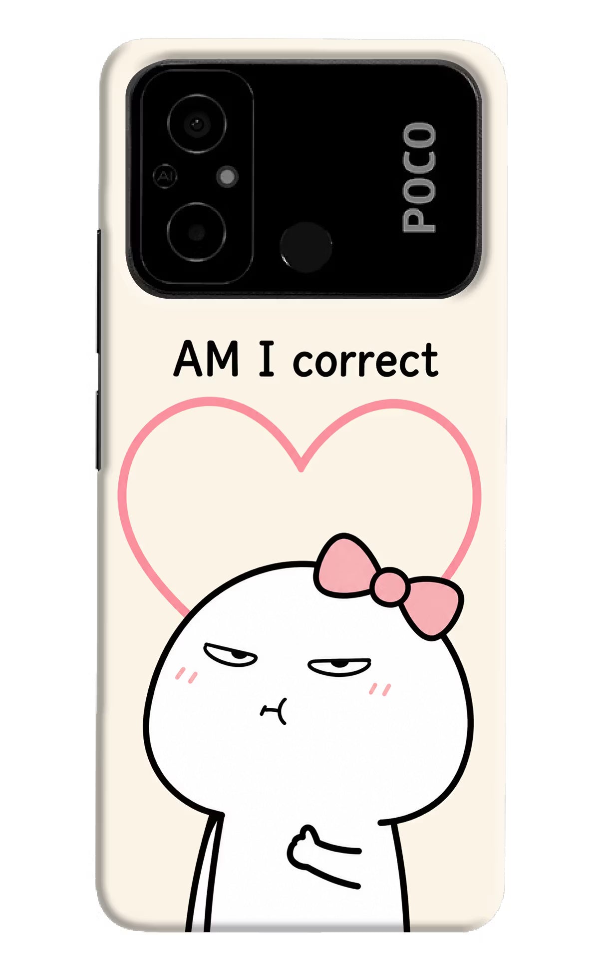 Always Right Poco C55 Back Cover