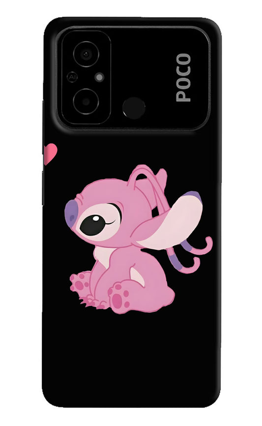 Angel Crush Poco C55 Hard Case Back Cover by Casekaro