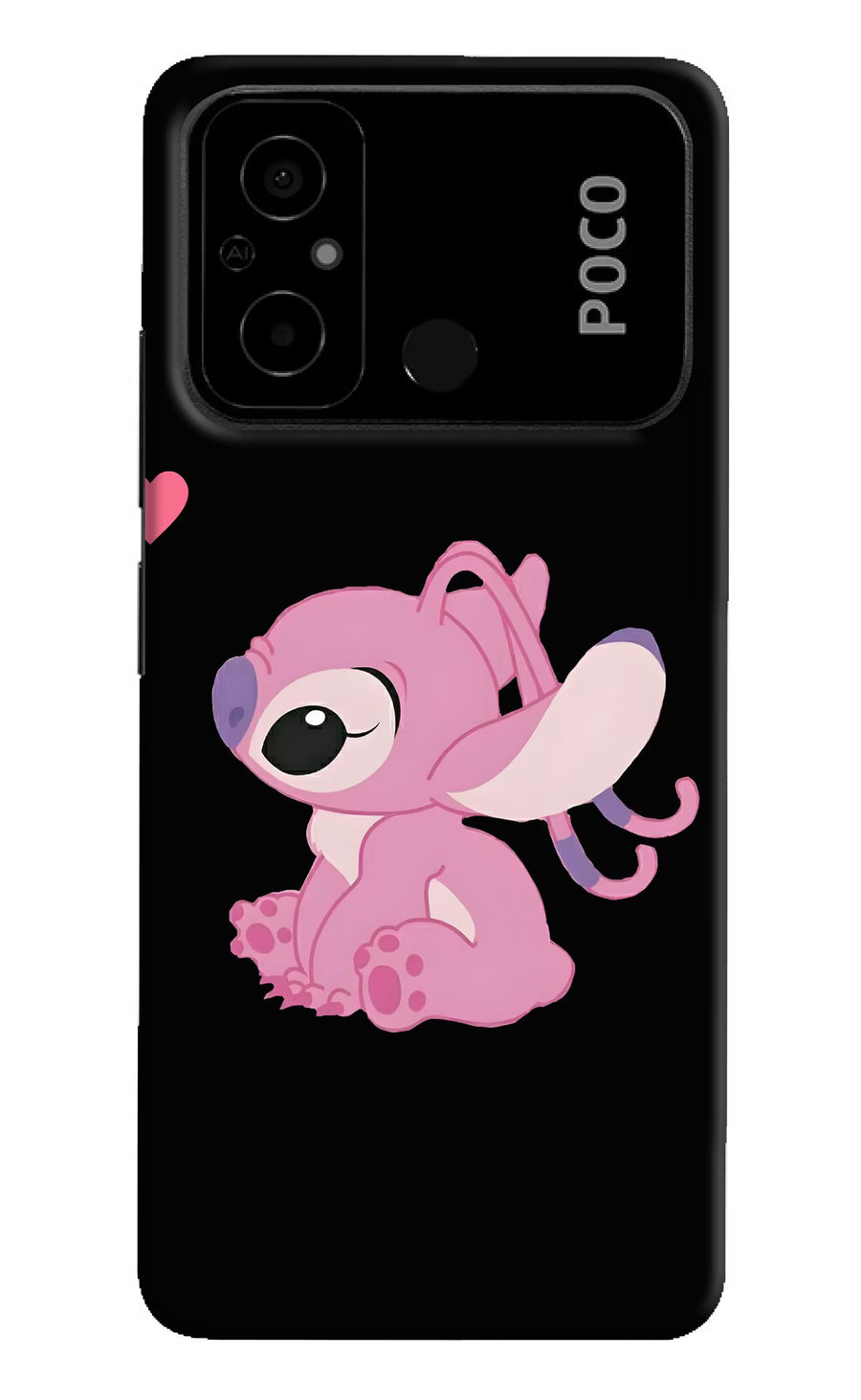 Angel Crush Poco C55 Back Cover, Hard case