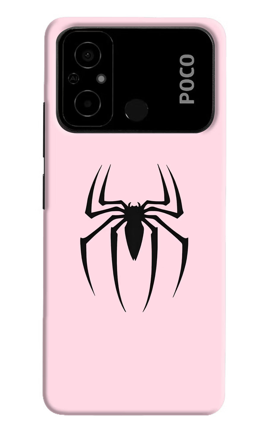 Peter Symbol Poco C55 Back Cover, Hard case