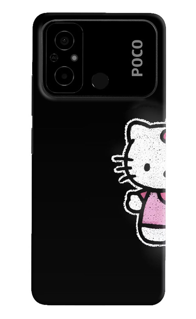 Kitty Charm Poco C55 Hard Case Back Cover by Casekaro