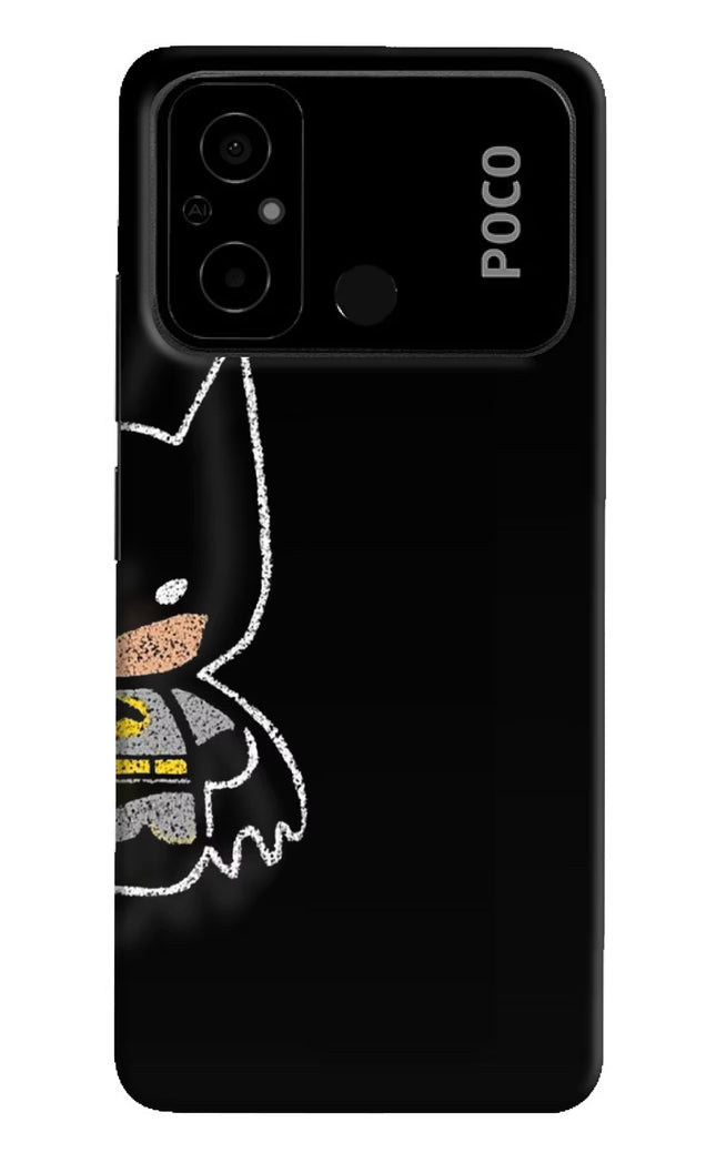 Bat Kitty Poco C55 Hard Case Back Cover by Casekaro