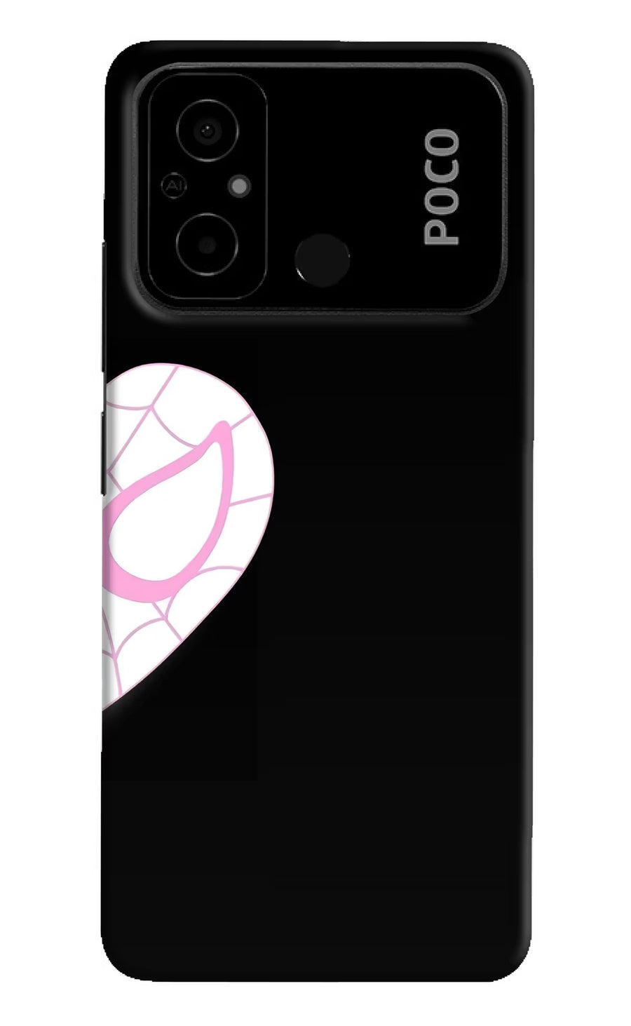 Gwen Mask Poco C55 Back Cover, Hard case