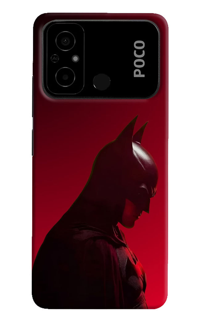 Dark Knight Poco C55 Hard Case Back Cover by Casekaro
