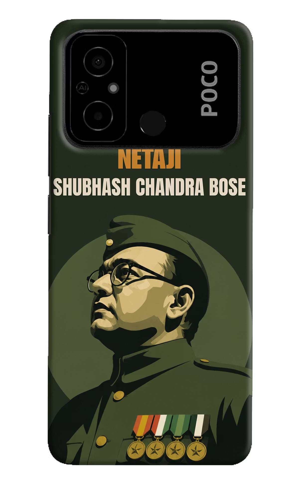 Netaji Legacy Poco C55 Back Cover