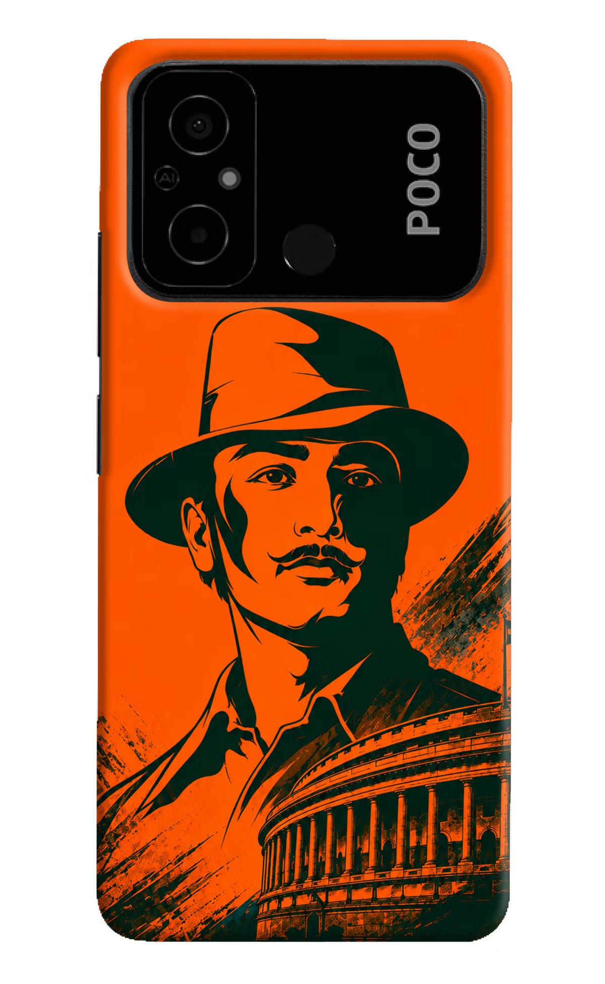 Bhagat Singh Legacy Poco C55 Back Cover