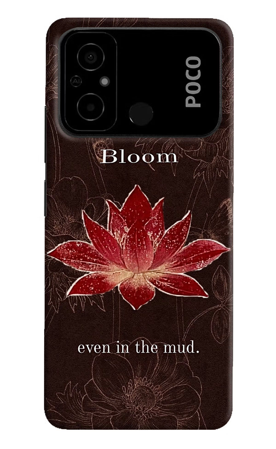 Bloom Poco C55 Back Cover, Hard case