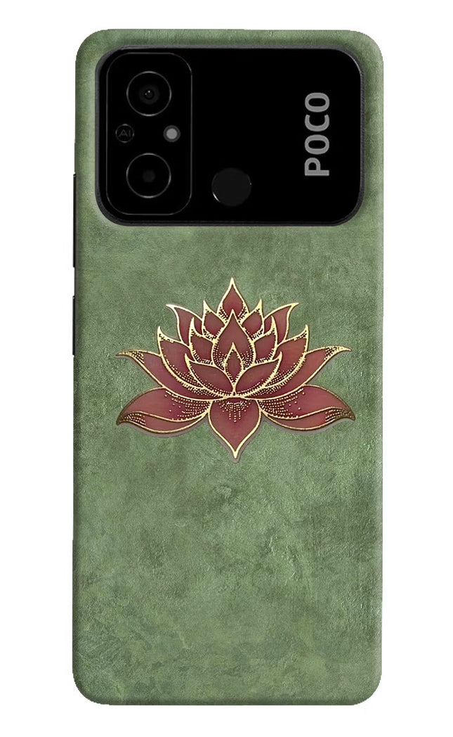 Lotus Grace Poco C55 Hard Case Back Cover by Casekaro