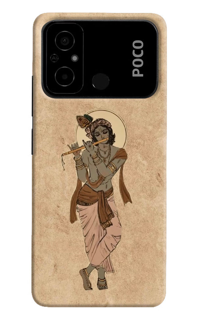 Krishna Poco C55 Hard Case Back Cover by Casekaro