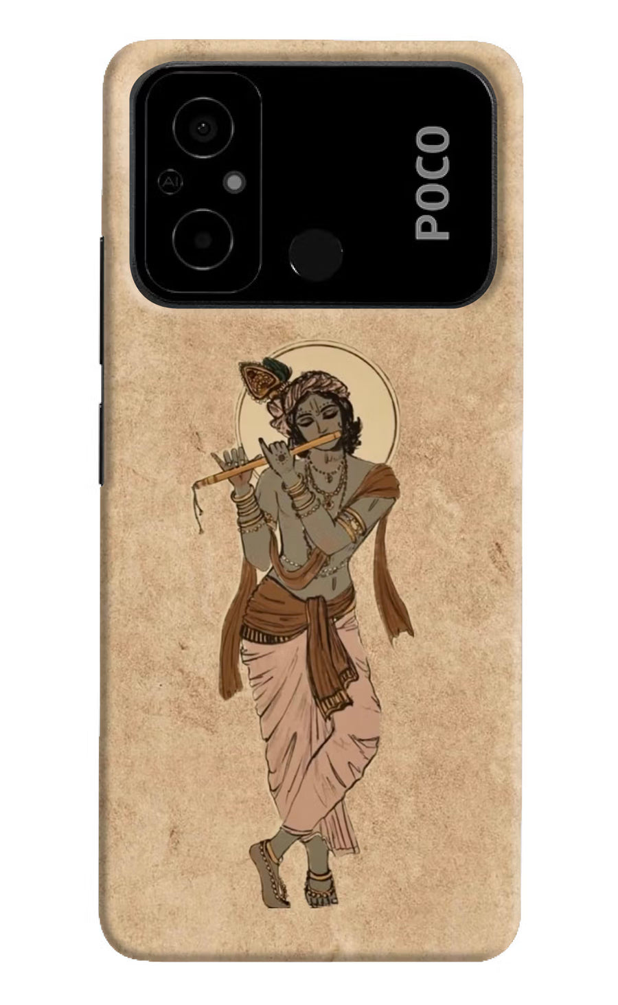 Krishna Poco C55 Back Cover, Hard case