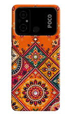 Kutch Glow Poco C55 Hard Case Back Cover by Casekaro