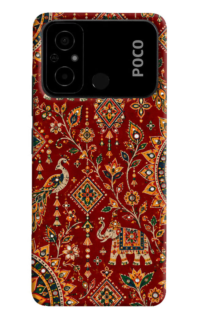 Laal Riwaaz Poco C55 Hard Case Back Cover by Casekaro