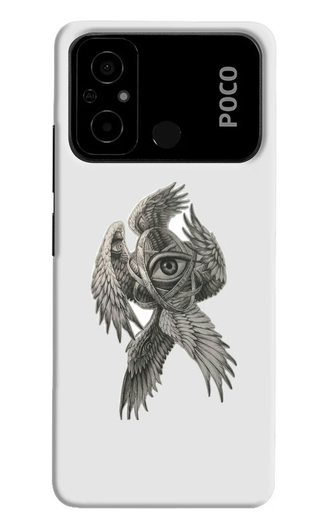 Accurate Angel Poco C55 Hard Case Back Cover by Casekaro