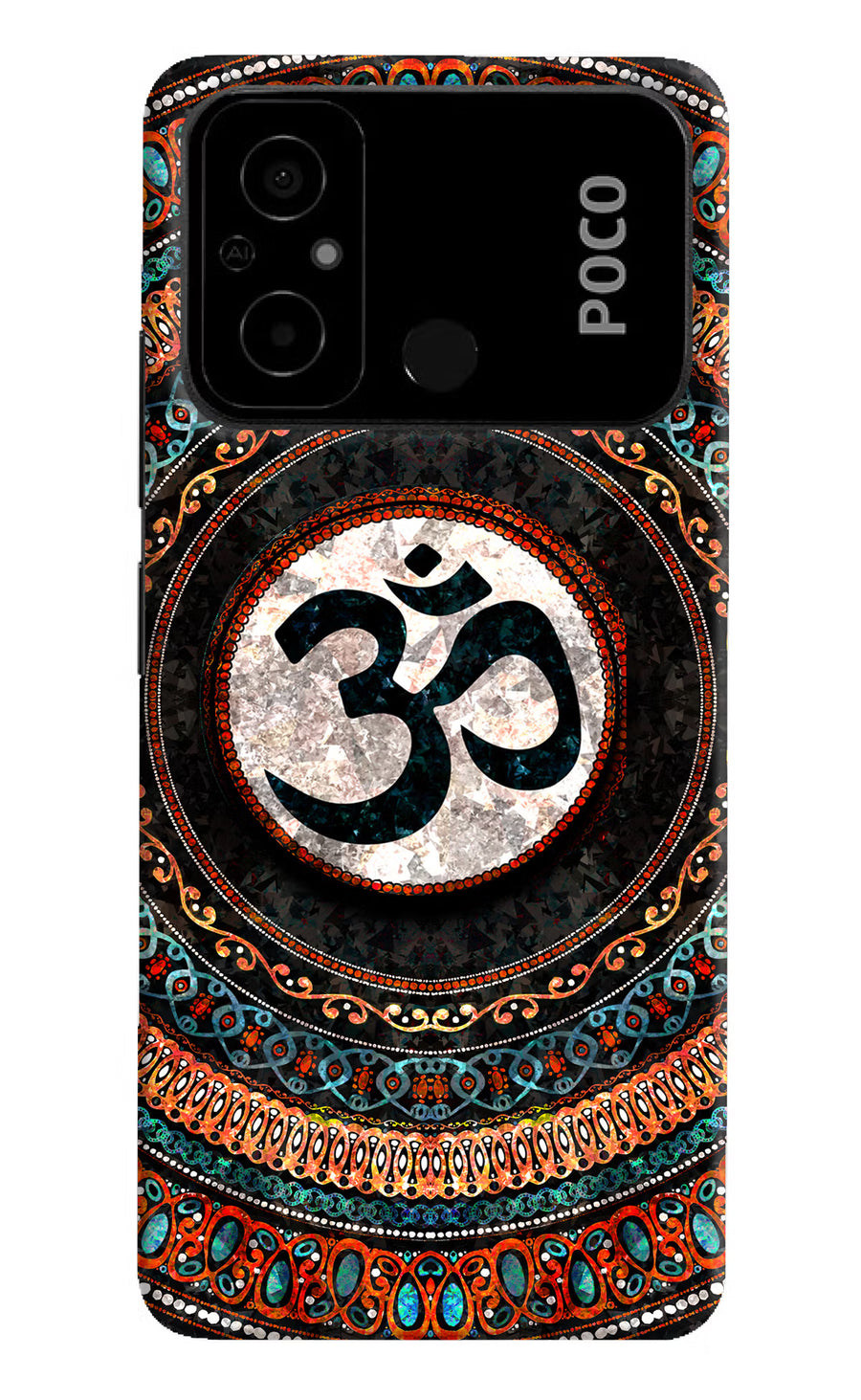 Om Culture Poco C55 Pop Case, Hard case