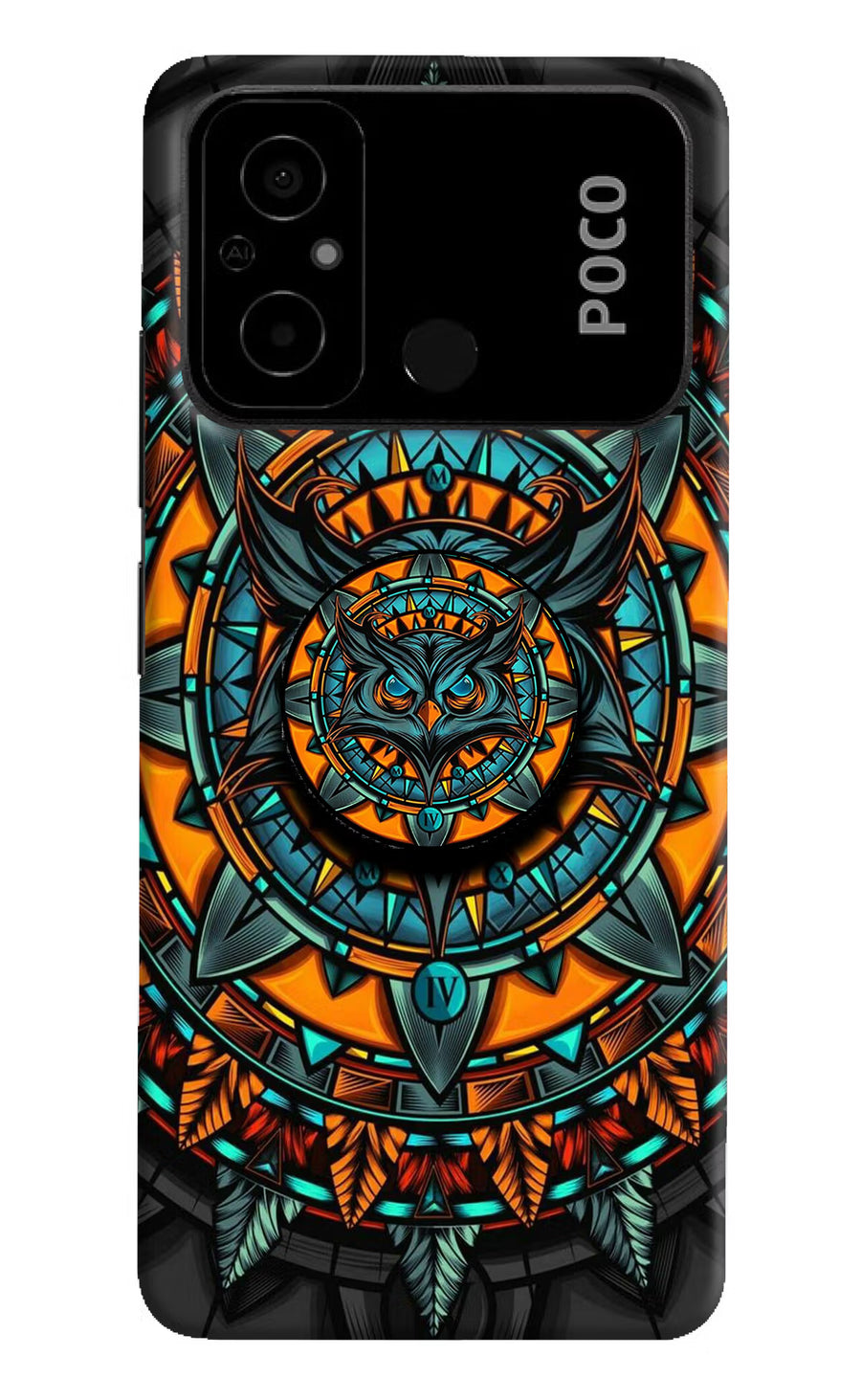 Angry Owl Poco C55 Pop Case, Hard case