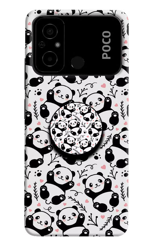 Cute Panda Poco C55 Pop Case by Casekaro