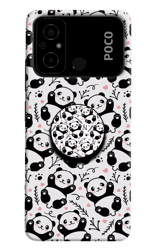 Cute Panda Poco C55 Pop Case by Casekaro