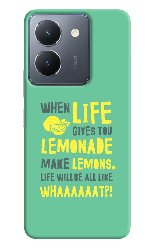 Quote Vivo Y36 Hard Case Back Cover by Casekaro