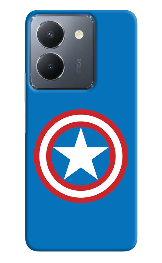 Captain America Logo Vivo Y36 Hard Case Back Cover by Casekaro