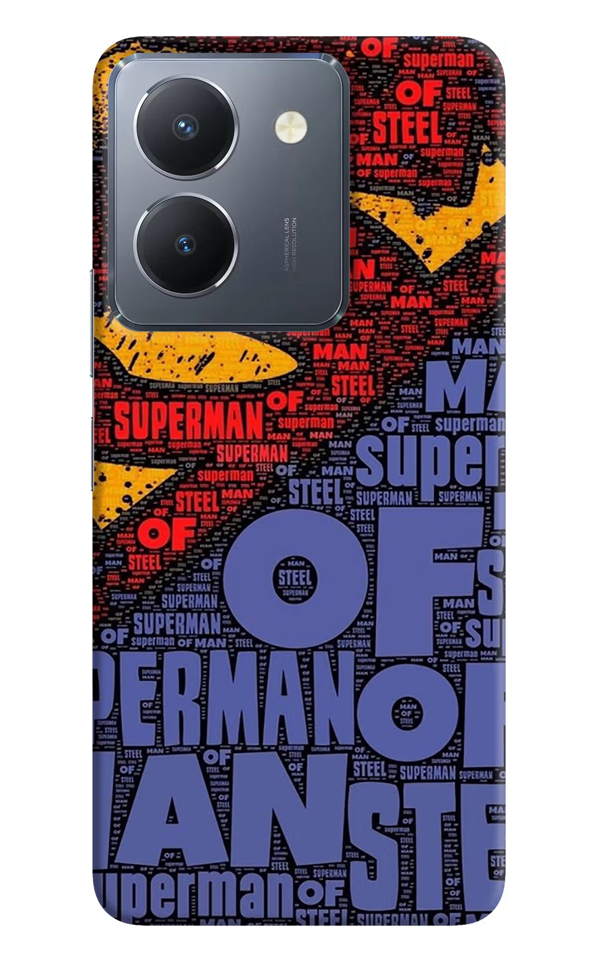 Superman Vivo Y36 Hard Case Back Cover by Casekaro