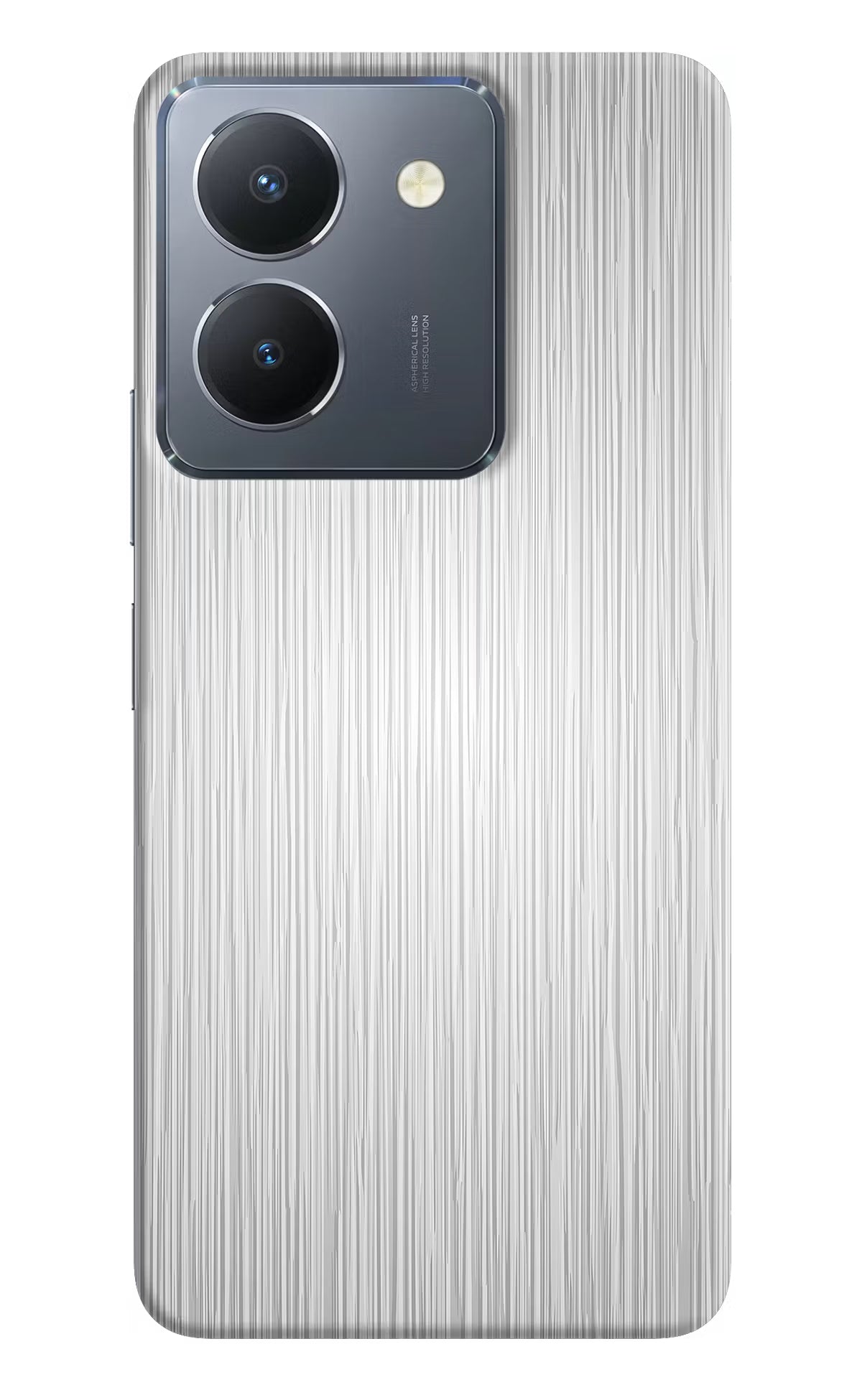 Wooden Grey Texture Vivo Y36 Hard Case Back Cover by Casekaro